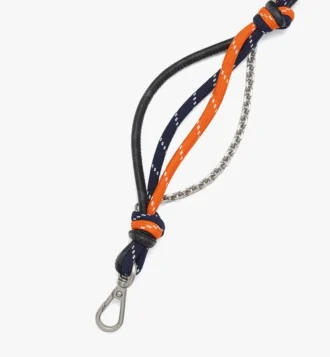Bandolera Aren de algodón y Visetos