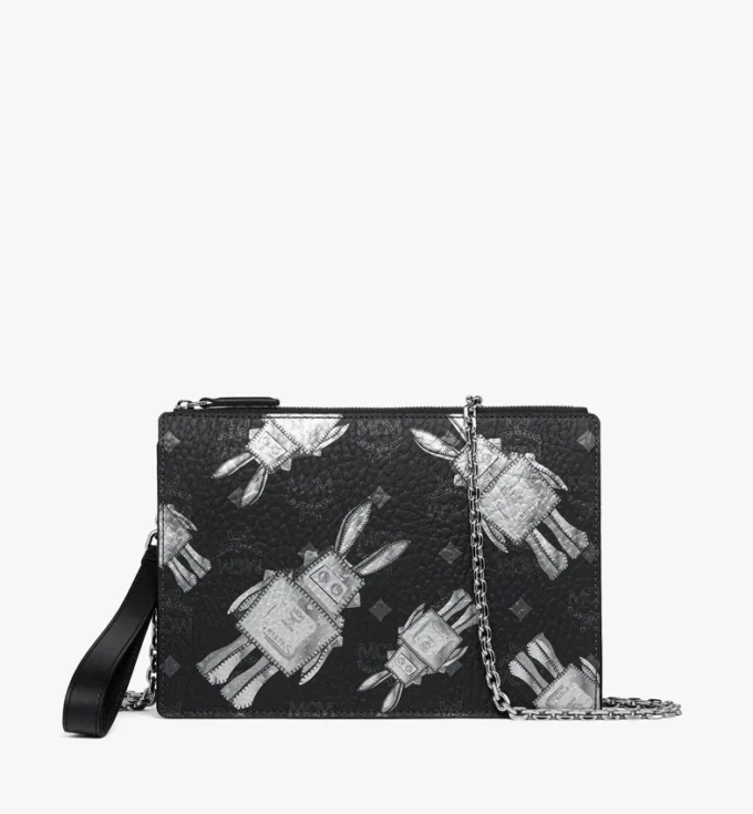 Bolsa de mano con asa de cadena en Rabot Visetos Bolsa de mano con asa de cadena en Rabot Visetos