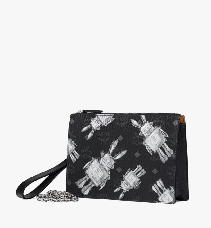 Bolsa de mano con asa de cadena en Rabot Visetos Bolsa de mano con asa de cadena en Rabot Visetos