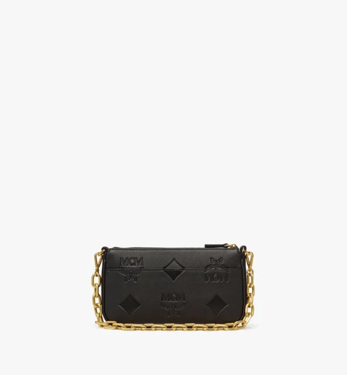 Bolso Aren Crossbody en piel con Maxi Monogram