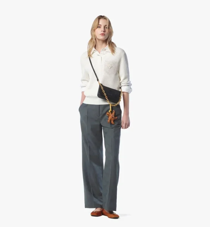 Bolso Aren Crossbody en piel con Maxi Monogram