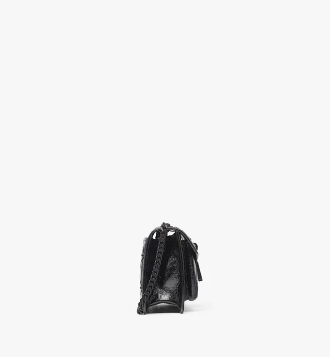 Bolso bandolera acolchado Travia en piel arrugada Bolso bandolera acolchado Travia en piel arrugada