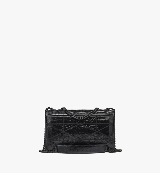 Bolso bandolera acolchado Travia en piel arrugada Bolso bandolera acolchado Travia en piel arrugada