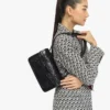 Bolso bandolera acolchado Travia en piel arrugada Bolso bandolera acolchado Travia en piel arrugada