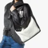 Bolso bandolera Aren de piel de cordero Bolso bandolera Aren de piel de cordero