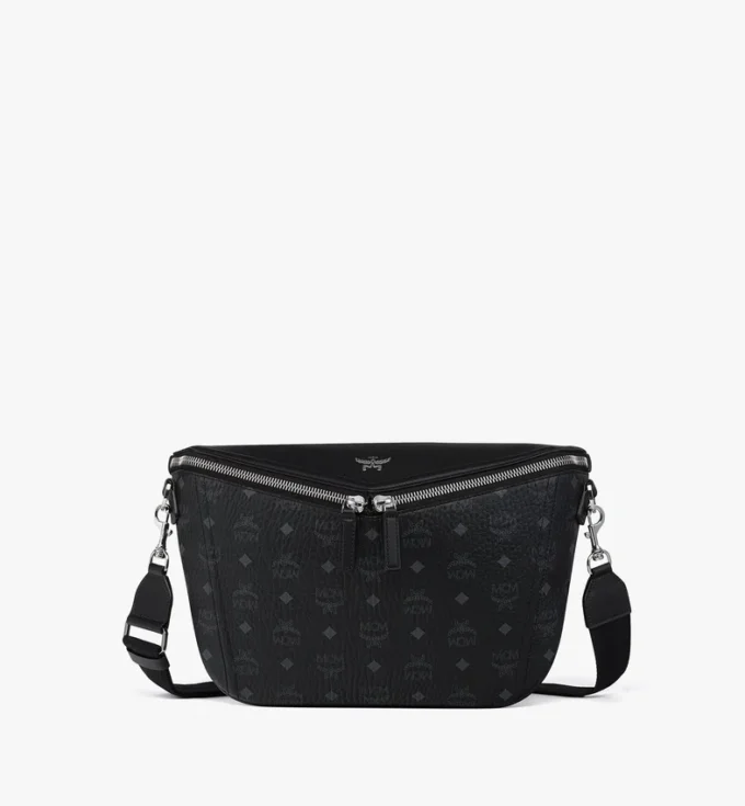 Bolso bandolera Diamant 3D en mezcla de piel Visetos Bolso bandolera Diamant 3D en mezcla de piel Visetos