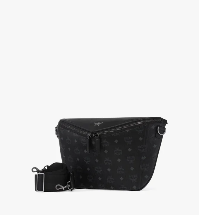 Bolso bandolera Diamant 3D en mezcla de piel Visetos Bolso bandolera Diamant 3D en mezcla de piel Visetos
