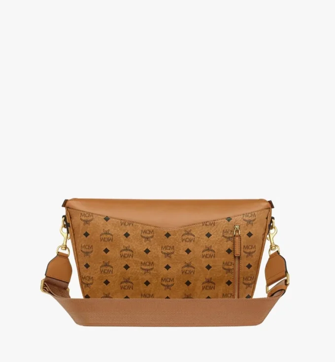 Bolso bandolera Diamant 3D en mezcla de piel Visetos Bolso bandolera Diamant 3D en mezcla de piel Visetos
