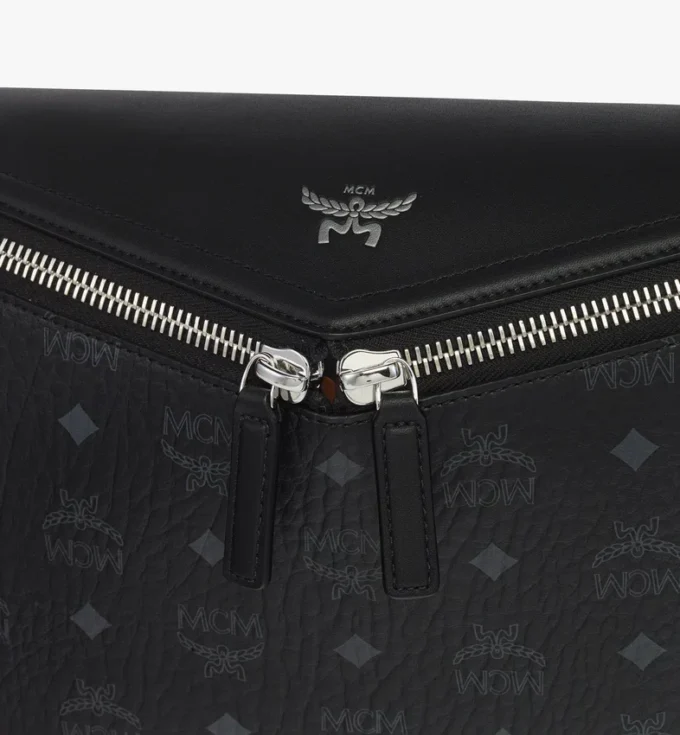 Bolso bandolera Diamant 3D en mezcla de piel Visetos Bolso bandolera Diamant 3D en mezcla de piel Visetos