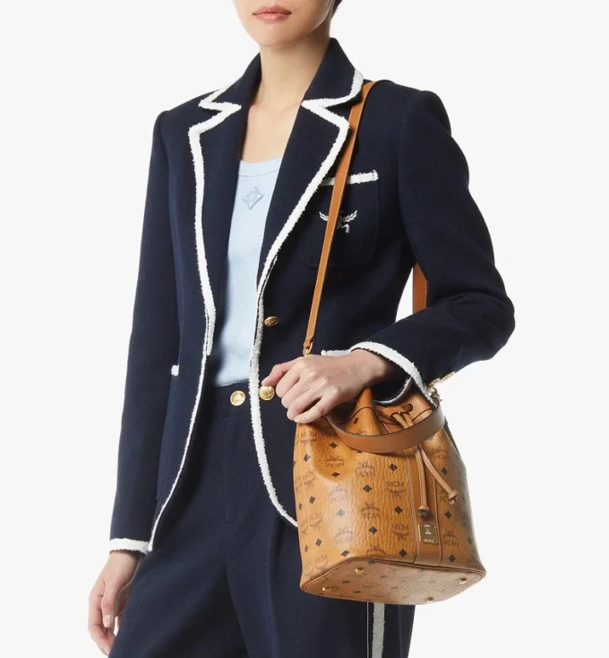 Bolso con cordón Dessau Drawstring en Visetos