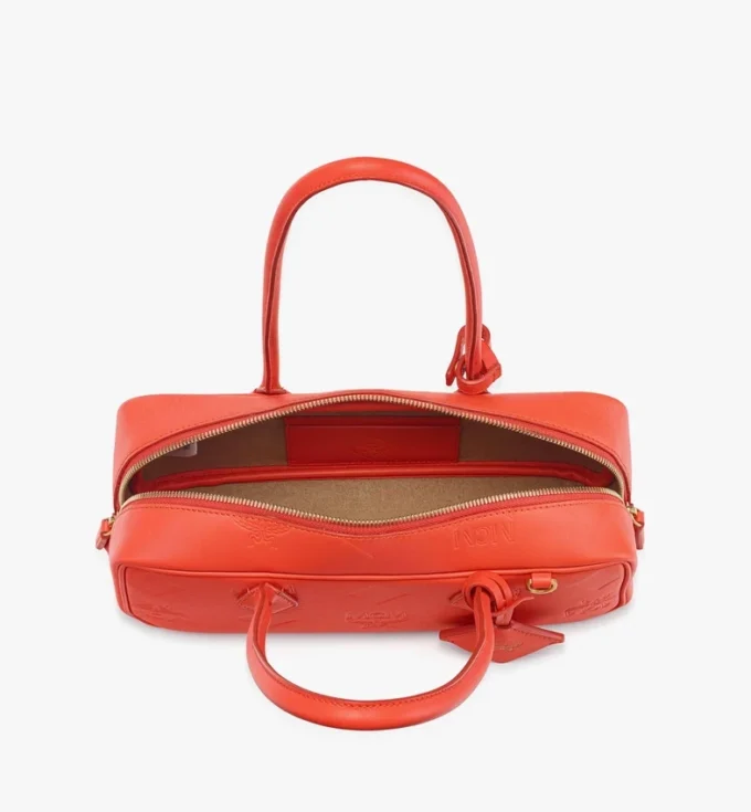 Bolso de hombro Aren East West en piel Maxi Monogram Bolso de hombro Aren East West en piel Maxi Monogram