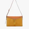 Bolso de hombro Diamant 3D en ante y piel de becerro