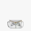Bolso de hombro Diamant 3D en piel de becerro metalizada