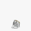 Bolso de hombro Diamant 3D en piel de becerro metalizada