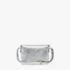Bolso de hombro Diamant 3D en piel de becerro metalizada
