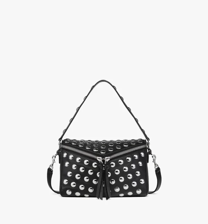 Bolso de hombro Diamant 3D en piel de cordero Galactic Gala
