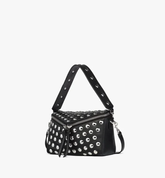 Bolso de hombro Diamant 3D en piel de cordero Galactic Gala