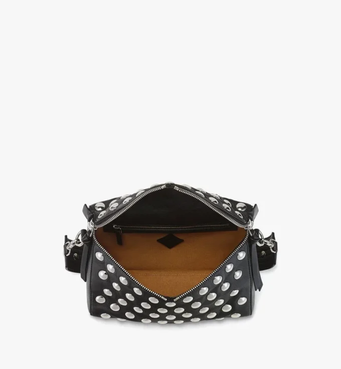 Bolso de hombro Diamant 3D en piel de cordero Galactic Gala
