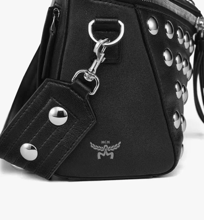 Bolso de hombro Diamant 3D en piel de cordero Galactic Gala