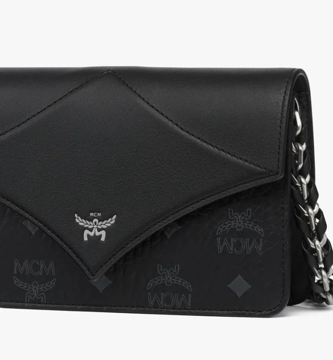Bolso de hombro Diamond en mezcla de piel Visetos Bolso de hombro Diamond en mezcla de piel Visetos