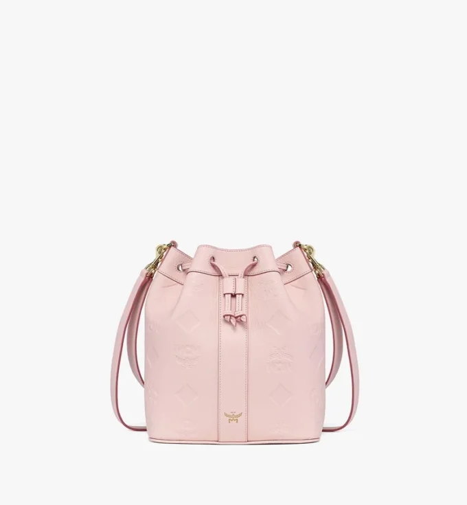 Bolso Drawstring Dessau en piel con Maxi Monogram Bolso Drawstring Dessau en piel con Maxi Monogram
