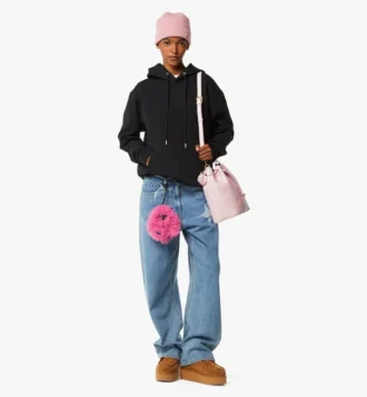 Bolso Drawstring Dessau en piel con Maxi Monogram Bolso Drawstring Dessau en piel con Maxi Monogram