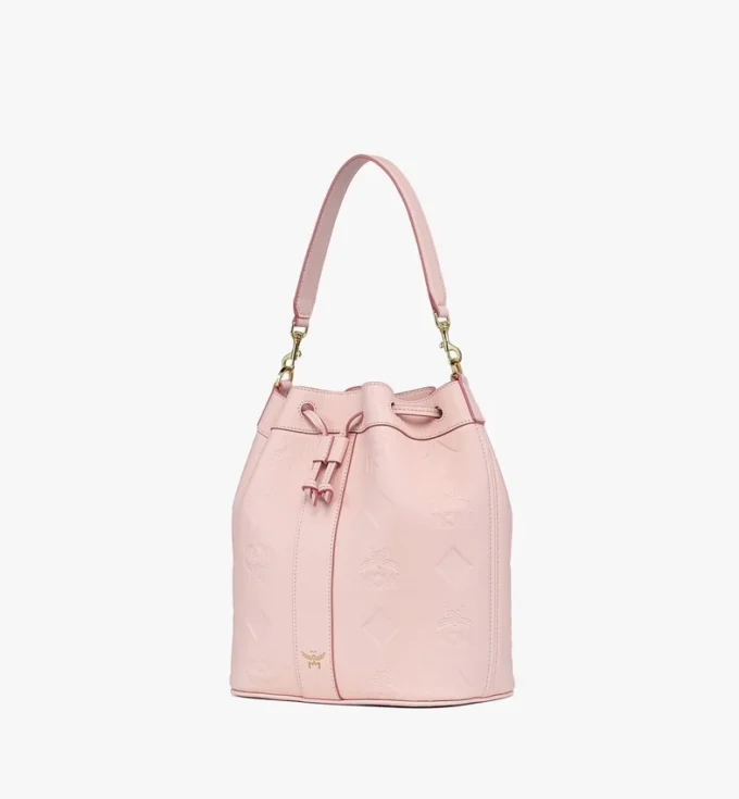 Bolso Drawstring Dessau en piel con Maxi Monogram Bolso Drawstring Dessau en piel con Maxi Monogram