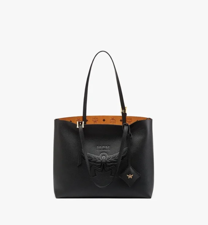 Bolso Himmel Shopper en piel con logotipo en relieve Bolso Himmel Shopper en piel con logotipo en relieve
