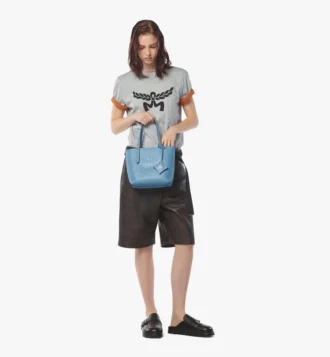 Bolso Himmel Shopper en piel con logotipo en relieve