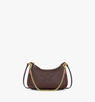 Bolso hobo Aren Duo en Maxi Visetos y piel de becerro
