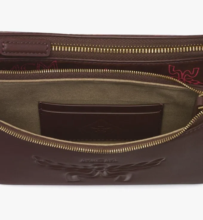 Bolso hobo Aren Duo en Maxi Visetos y piel de becerro