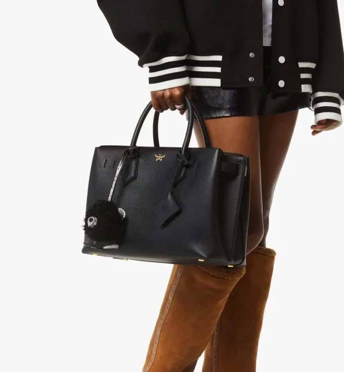 Bolso Milla Tote en piel granulada Bolso Milla Tote en piel granulada