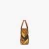 Bolso shopper Toni con cremallera superior y tachuelas en lona Visetos Mega Herringbone Bolso shopper Toni con cremallera superior y tachuelas en lona Visetos Mega Herringbone