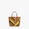 Bolso shopper Toni con cremallera superior y tachuelas en lona Visetos Mega Herringbone Bolso shopper Toni con cremallera superior y tachuelas en lona Visetos Mega Herringbone