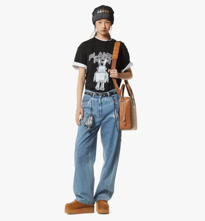 Bolso tote Aren en mezcla de piel Visetos Bolso tote Aren en mezcla de piel Visetos