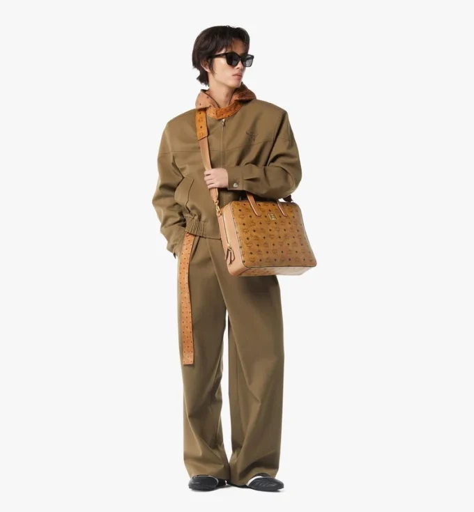 Bolso tote Aren en mezcla de piel Visetos Bolso tote Aren en mezcla de piel Visetos