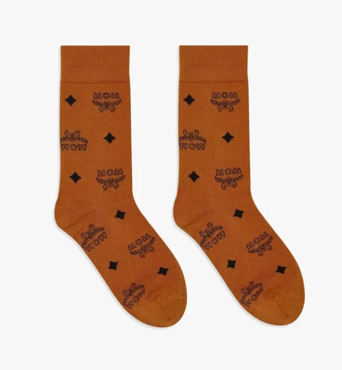 Calcetines de punto con monograma Calcetines de punto con monograma