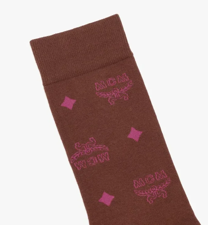 Calcetines de punto con monograma Calcetines de punto con monograma