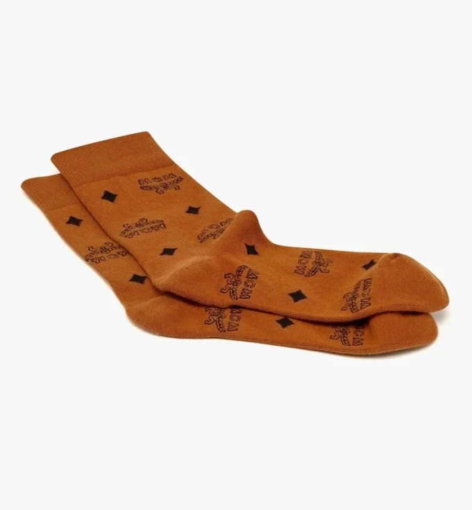 Calcetines de punto con monograma Calcetines de punto con monograma
