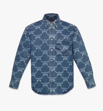 Camisa vaquera con monograma Lauretos