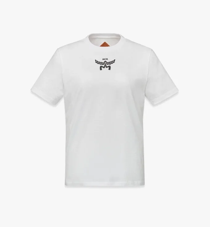 Camiseta con estampado del logotipo en algodón orgánico