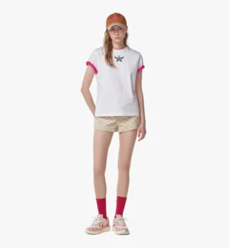 Camiseta con estampado del logotipo en algodón orgánico