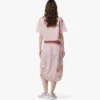 Falda midi Monogram de nailon reciclado