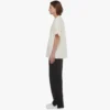 Camiseta de bouclé con parche con el logotipo Camiseta de bouclé con parche con el logotipo