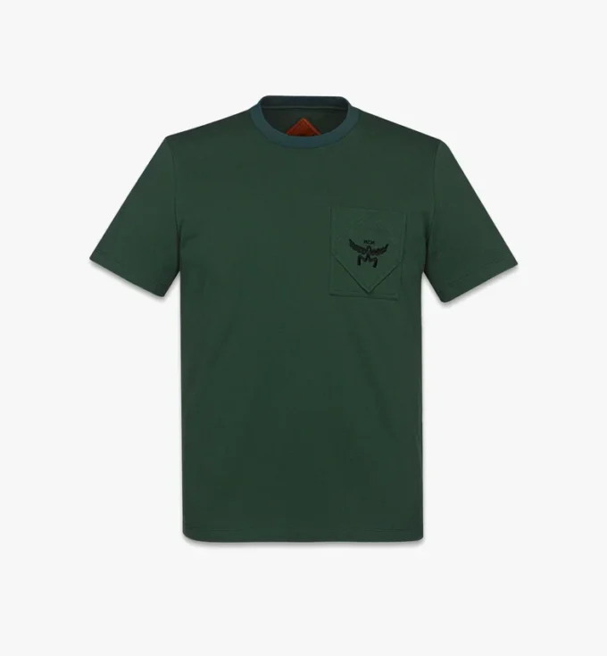 Camiseta Essential con bolsillo y logotipo en algodón orgánico