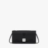 Cartera con cadena Aren en piel con monograma en relieve Cartera con cadena Aren en piel con monograma en relieve