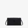 Cartera con cadena Aren en piel con monograma en relieve Cartera con cadena Aren en piel con monograma en relieve