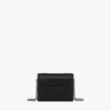 Cartera con cadena Aren en piel con monograma en relieve Cartera con cadena Aren en piel con monograma en relieve