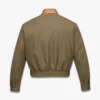 Chaqueta de sarga de lana y piel con estampado Monogram Chaqueta de sarga de lana y piel con estampado Monogram