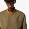 Chaqueta de sarga de lana y piel con estampado Monogram Chaqueta de sarga de lana y piel con estampado Monogram